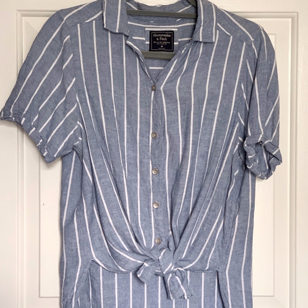 Abercrombie & Fitch Striped Button-down